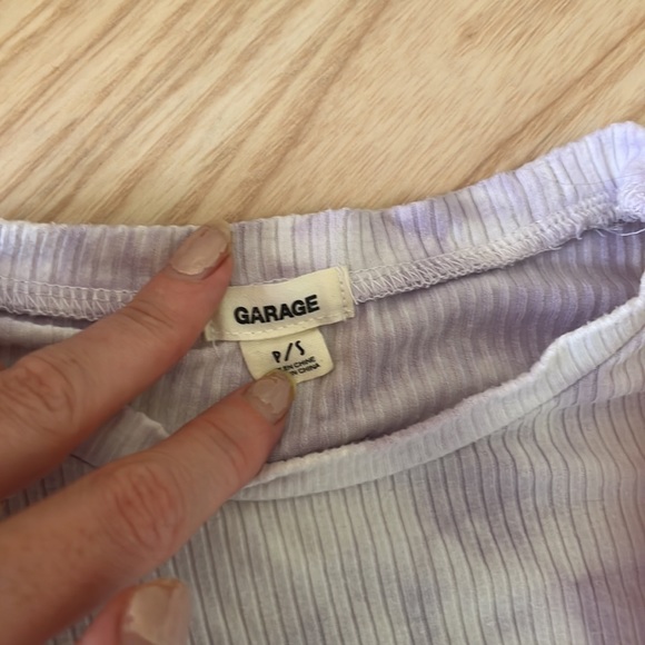 Garage Tie Dye Crop Top - Picture 2 of 2